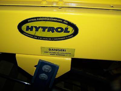 Hytrol hopper paddle 7' conveyer w 24
