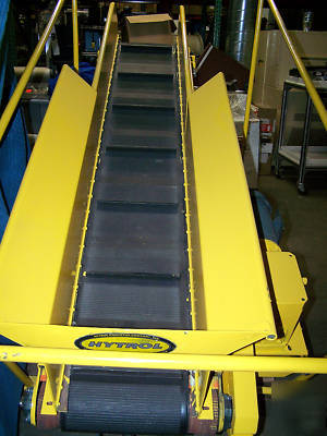 Hytrol hopper paddle 7' conveyer w 24