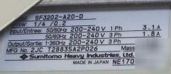 Induction motor CNVM009-5065-13 & inverter SF3202-A20-d
