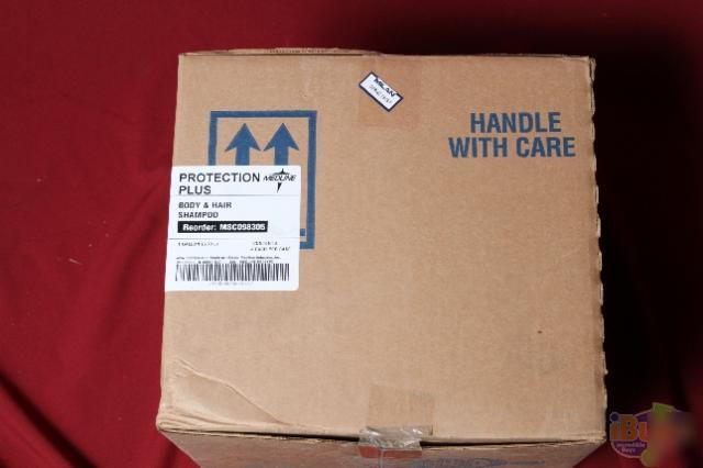 Medline protection plus shampoo & body wash 4 gallon/cs