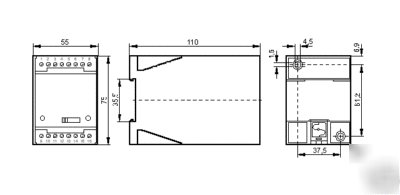 New ifm efector sensor amp & signal evaluator DN0012 