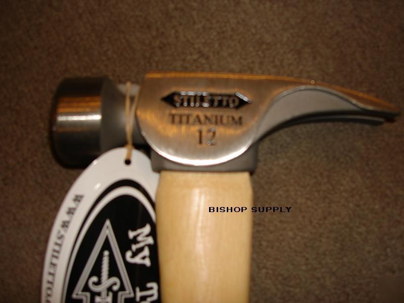 New stiletto TI12MC 12OZ titanium mill hammer curve 18