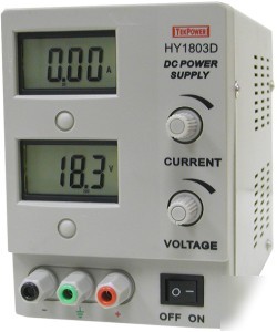 New tekpower TP1803D dc variable regulated power supply 