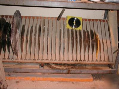 Oliver model B879-12 vertical circular plate saw 