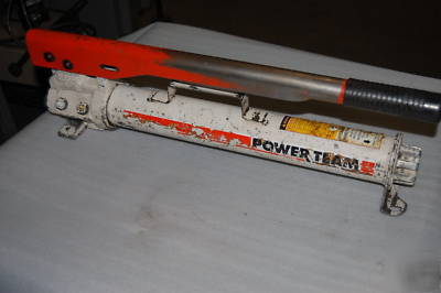 Spx power team hydraulic hand pump 10000PSI P59 tested