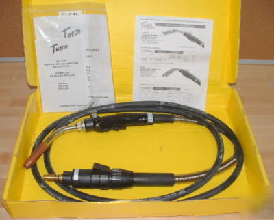 Tweco ELC2124045 250 amp air cooled eliminator mig gun