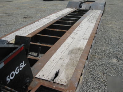 2005 eager beaver 50GSL-3 detachable lowboy trailer