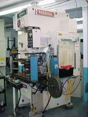 65 ton niagara geared open back gap frame press