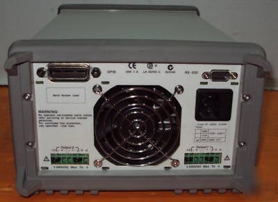 Agilent hp E3646A dual output dc power supply 
