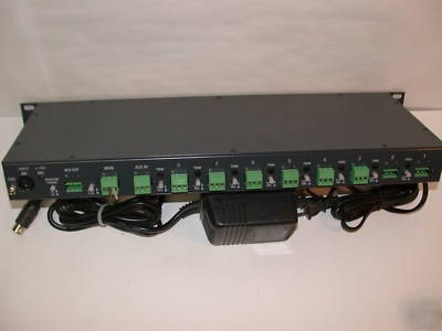 Bogen CAM8 mic line mixer 8-input dual-bus