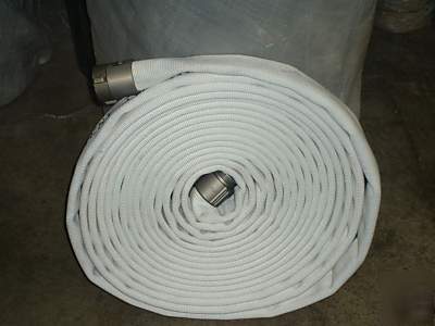 Double jacket fire hose 2.5X50 AP800D 400PSI cpld alum 