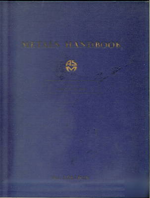 Metals handbook by asm (machining)