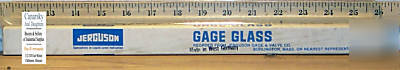 New 1 jerguson size 15 transparent gage glass 