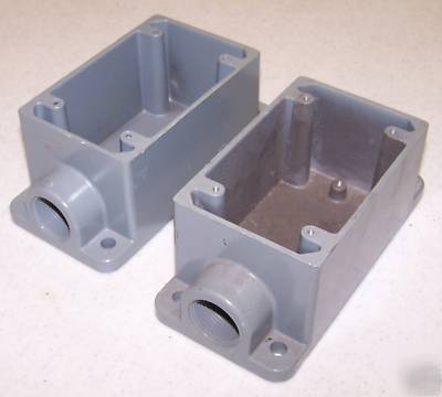 New 2 - aluminum cast enclosures 1