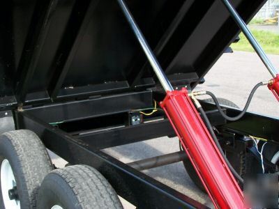 New 7 x 14 all pro dump trailer equipment ramp