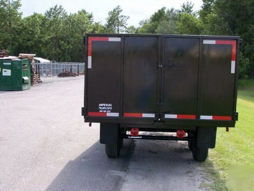 New 7 x 14 all pro dump trailer equipment ramp