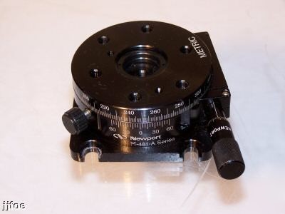 New port m- 481A 360 deg rotation stage positioner