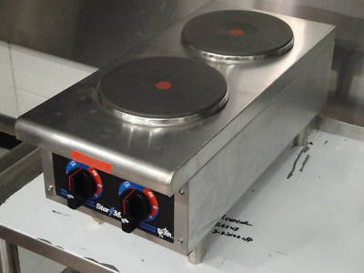 New star/max electric 2 burner hot plate