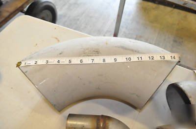 22 large lot butt weld stainless steel elbows fitting 