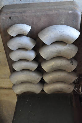 22 large lot butt weld stainless steel elbows fitting 