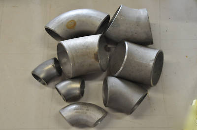 22 large lot butt weld stainless steel elbows fitting 