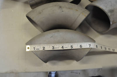 22 large lot butt weld stainless steel elbows fitting 