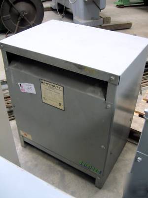 45 kva hevi-duty, 480V - 208Y/120V 3 phase transformer