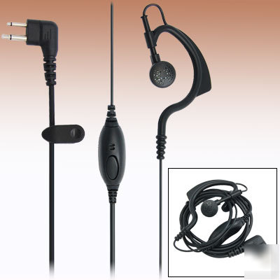 Clip single two way earphone walkie talkie for motorola