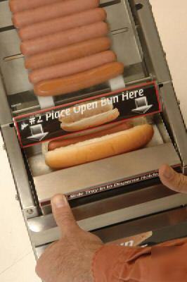 Doghouse hot dog hotdog cooker/merchandiser dispenser 