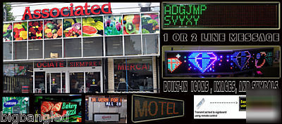 Electronic led message - factory price -65X15-rgy