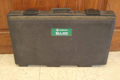 Greenlee bll-200 buried line locator no 