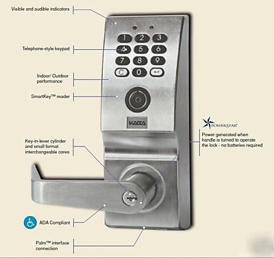 Kaba 1500 access control - keyless entry self powered 