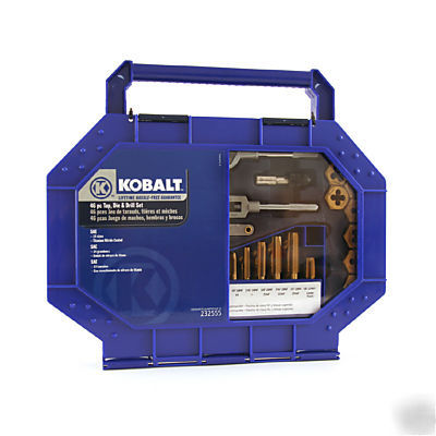 Kobalt 46PC tap,die & drill set