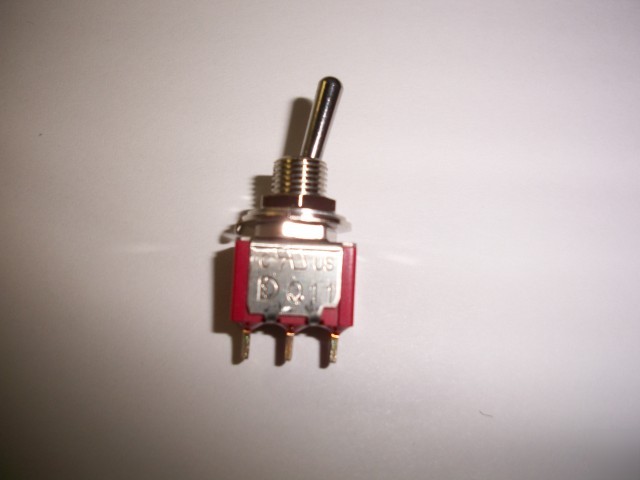 Miniature toggle switch spdt on/on philmore brand