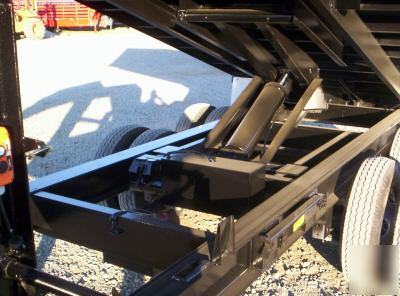 New '10 gooseneck dump trailer 8'X16' dual tandem dual