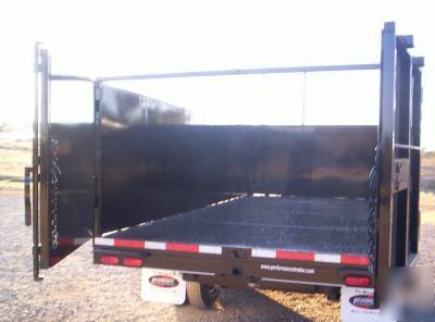 New '10 gooseneck dump trailer 8'X16' dual tandem dual