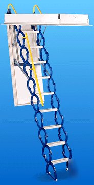 Rainbow M2236 prestige telescoping attic ladder