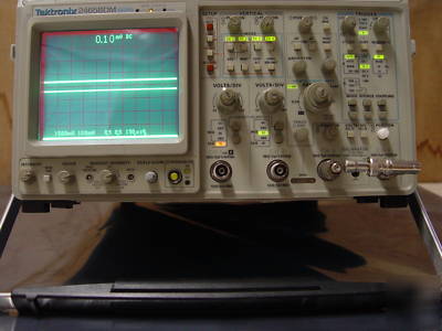 Tektronix 2465BDM 4-channel 400MHZ analog scope