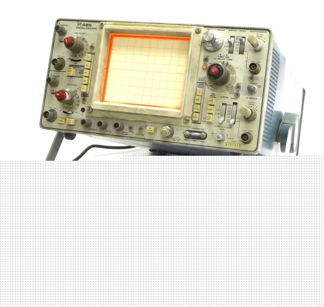 Tektronix 465 100MHZ 2-ch dual analog oscilloscope 