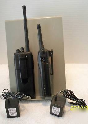 2 motorola radius SP50 vhf 5 watt radios P93YQT20A2AA