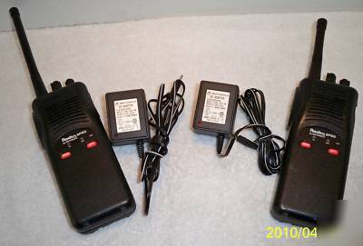 2 motorola radius SP50 vhf 5 watt radios P93YQT20A2AA