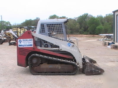 2001 takeuchi TL130 rubber track skid steer loader
