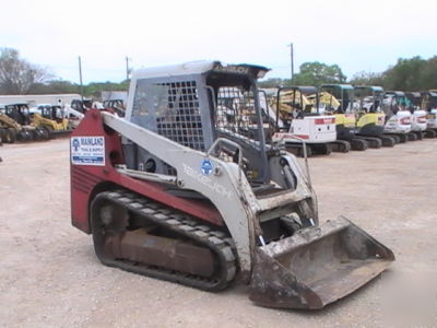 2001 takeuchi TL130 rubber track skid steer loader