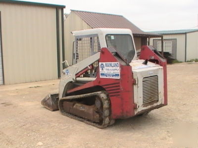 2001 takeuchi TL130 rubber track skid steer loader