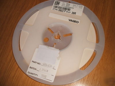 0603 5% chip resistors â€“ full reel of 5000 - 3M3SMT