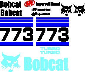 Bobcat case cat gehl jcb takeuchi skid steer decal sets