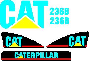 Bobcat case cat gehl jcb takeuchi skid steer decal sets