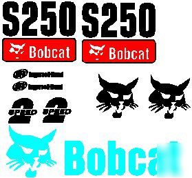 Bobcat case cat gehl jcb takeuchi skid steer decal sets