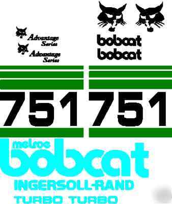Bobcat case cat gehl jcb takeuchi skid steer decal sets