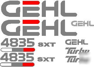 Bobcat case cat gehl jcb takeuchi skid steer decal sets